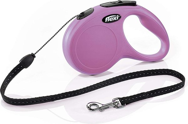 Flexi Classic Nylon Cord Retractable Dog Leash, Pink, X-Small: 10-ft long slide 1 of 4