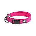 Chai's Choice Comfort Cushion 3M Polyester Reflective Dog Collar, Fuchsia, Large: 17.7 to 19.7-in neck, 4/5-in wide