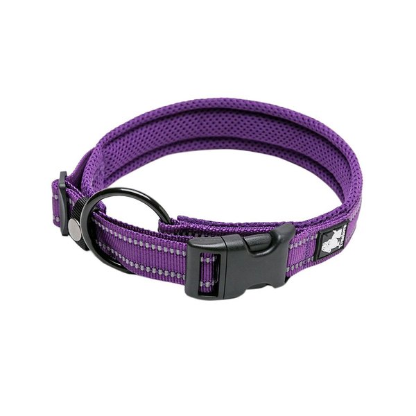 BLUEBERRY PET 3M Spring Pastel Polyester Reflective Dog Collar, Misty ...