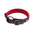 Chai's Choice Comfort Cushion 3M Polyester Reflective Dog Collar, Red, Large: 17.7 to 19.7-in neck, 4/5-in wide