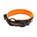 Chai's Choice Comfort Cushion 3M Polyester Reflective Dog Collar, Orange, Medium: 15.7 to 17.7-in neck, 4/5-in wide