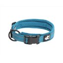 Chai's Choice Comfort Cushion 3M Polyester Reflective Dog Collar, Teal Blue, Medium: 15.7 to 17.7-in neck, 4/5-in wide