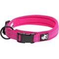 Chai's Choice Comfort Cushion 3M Polyester Reflective Dog Collar, Fuchsia, Small: 13.8 to 15.7-in neck, 4/5-in wide