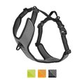Chai's Choice Outdoor Explorer No-Pull 3M Polyester Reflective Dual Clip Dog Harness, Black, Large: 27 to 32.5-in chest