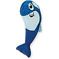 Outward Hound Floatiez Orca Whale Bobber Squeaky Plush Dog Toy