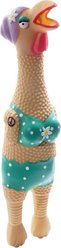 Charming Pet Squawkers Grandma Hippie Chick Squeaky Latex Dog Toy, Large