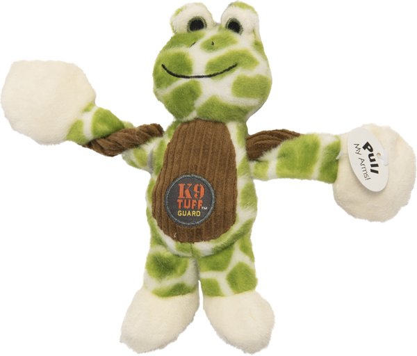Charming Pet Baby Pulleez Frog Squeaky Plush Dog Toy slide 1 of 2