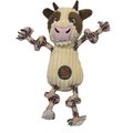 Charming Pet Ranch Roperz Cow Squeaky Plush Dog Toy
