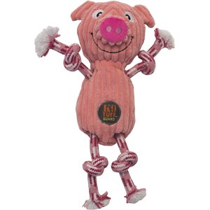 Charming Pet Ranch Roperz Pig Squeaky Plush Dog Toy