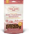 True Acre Foods Salmon Recipe Mini-Training Rewards Grain-Free Soft & Chewy Dog Treats, 10-oz bag