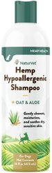 NaturVet Hemp Hypoallergenic Dog Shampoo with Oat & Aloe, 16-oz bottle