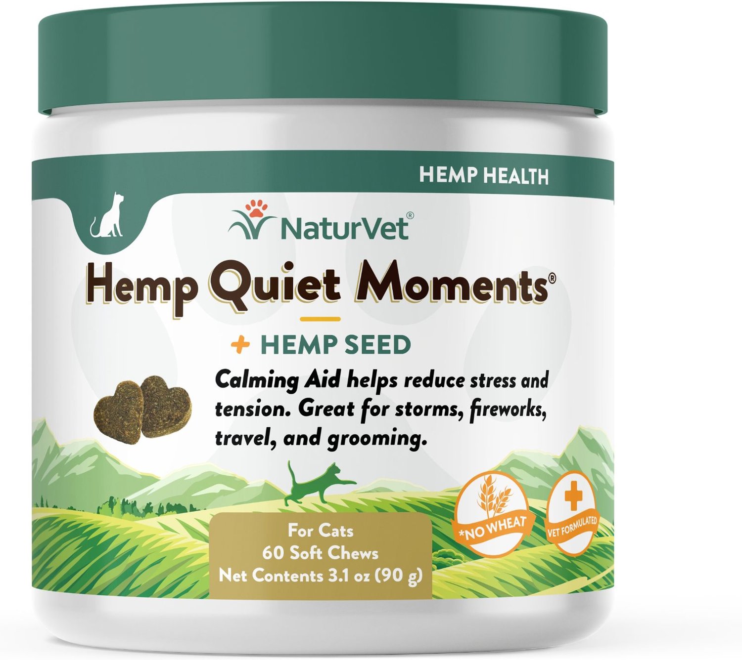 naturvet hemp quiet moments for cats