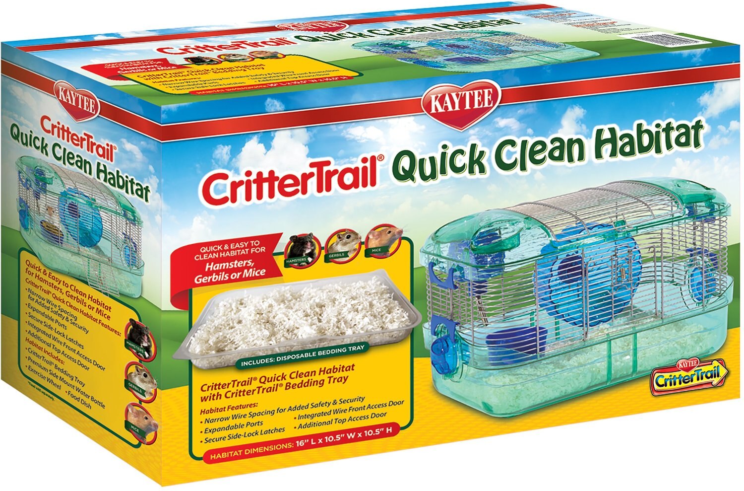 KAYTEE CritterTrail Quick Clean Small Animal Habitat