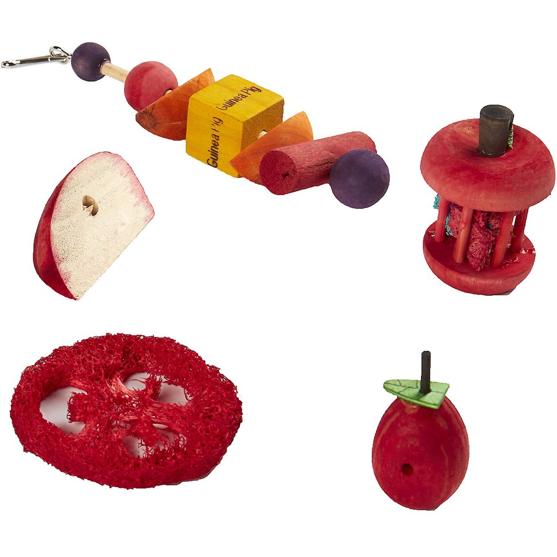 KAYTEE Chew Treat Toy Guinea Pig Assortment 5 count Chewy