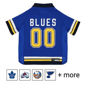 Pets First NHL Dog & Cat Jersey, St. Louis Blues, Large