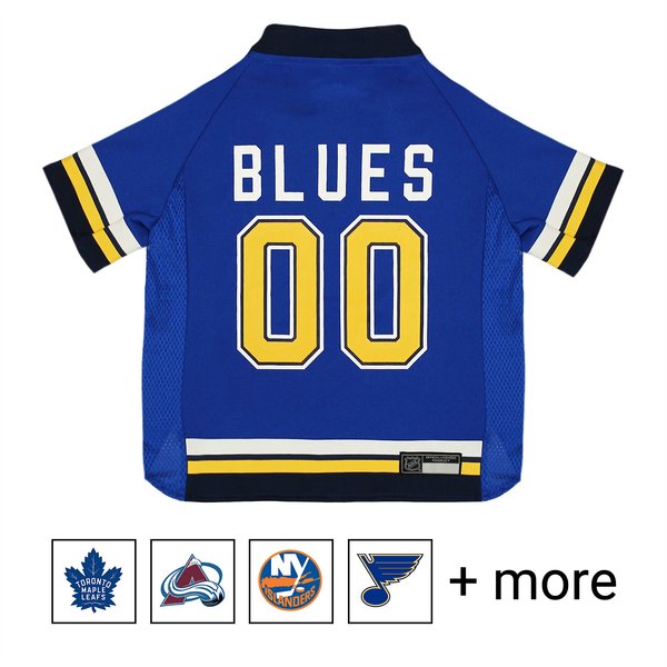 Pets First NHL Dog & Cat Jersey, St. Louis Blues, X-Small slide 1 of 4