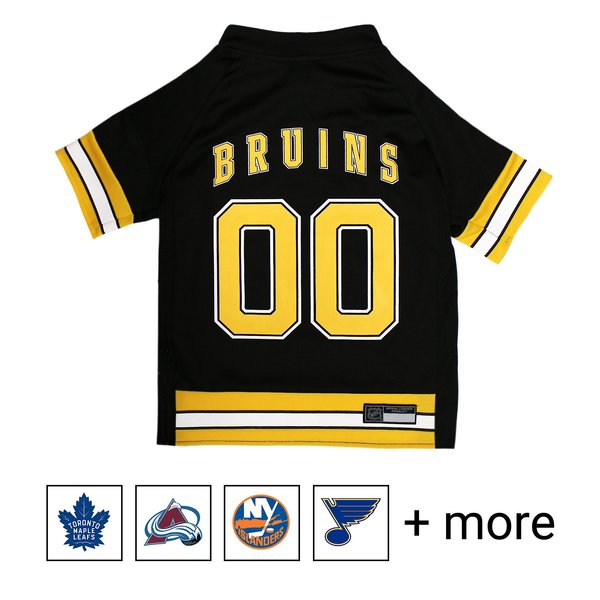 Pets First NHL Dog & Cat Jersey, Boston Bruins, Small slide 1 of 4