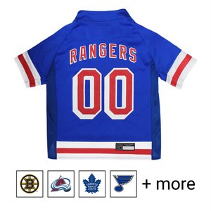 Pets First New York Rangers Dog Jersey, X-Small