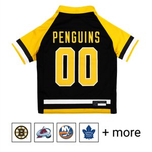 Pets First NHL Dog & Cat Jersey, Pittsburgh Penguins, Large