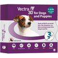 Vectra 3D Flea & Tick Spot Treatment for Dogs, 11-20 lbs, 3 Doses (3-mos. supply)