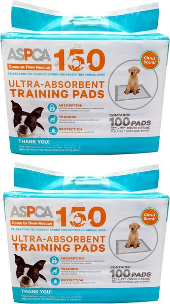 Discontinued ASPCA Citrus Scented Dog Training Pads 200 count Chewy