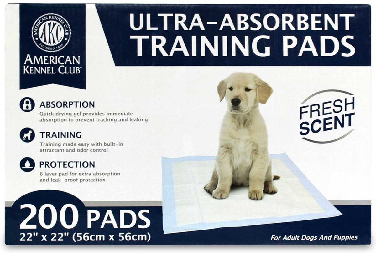 Akc ultra sale absorbent training pads