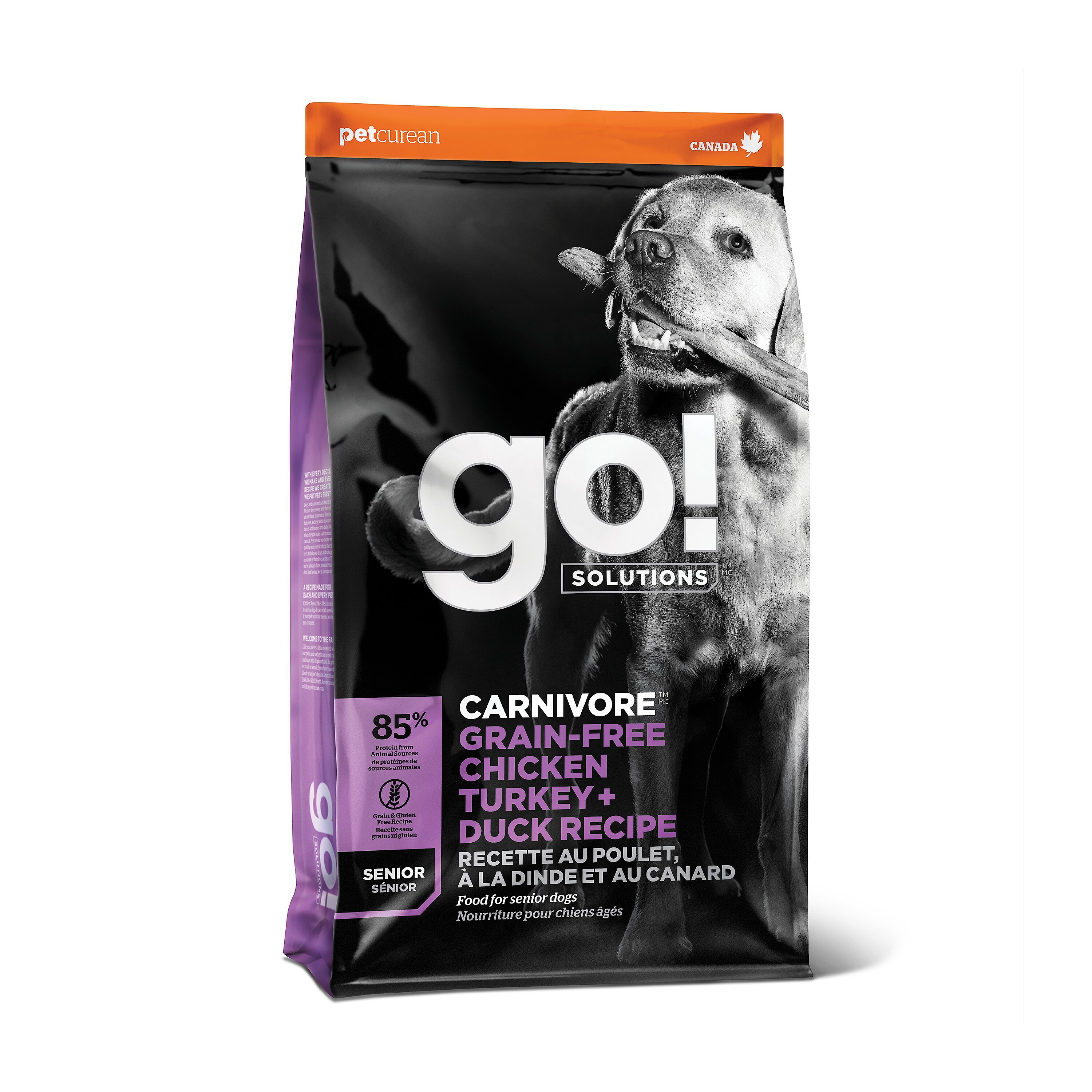 GO! Solutions Carnivore GrainFree Chicken, Turkey + Duck Senior Recipe Dry Dog Food Customer