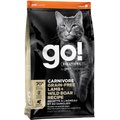 Go! Solutions Carnivore Grain-Free Lamb + Wild Boar Recipe Dry Cat Food, 3-lb bag