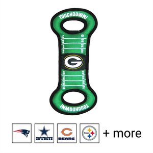 Pets First NFL Field Dog Toy, Green Bay Packers