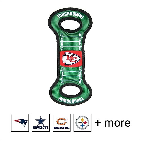 Pets First NFL Field Dog Toy, Kansas City Chiefs slide 1 of 2