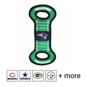 Pets First NFL Field Dog Toy, New England Patriots