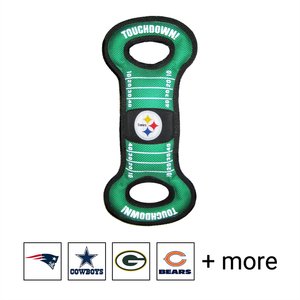 Pets First NFL Field Dog Toy, Pittsburgh Steelers
