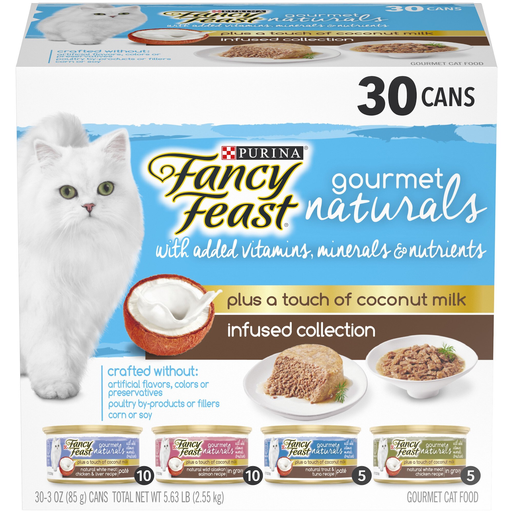 Fancy feast sale coconut milk