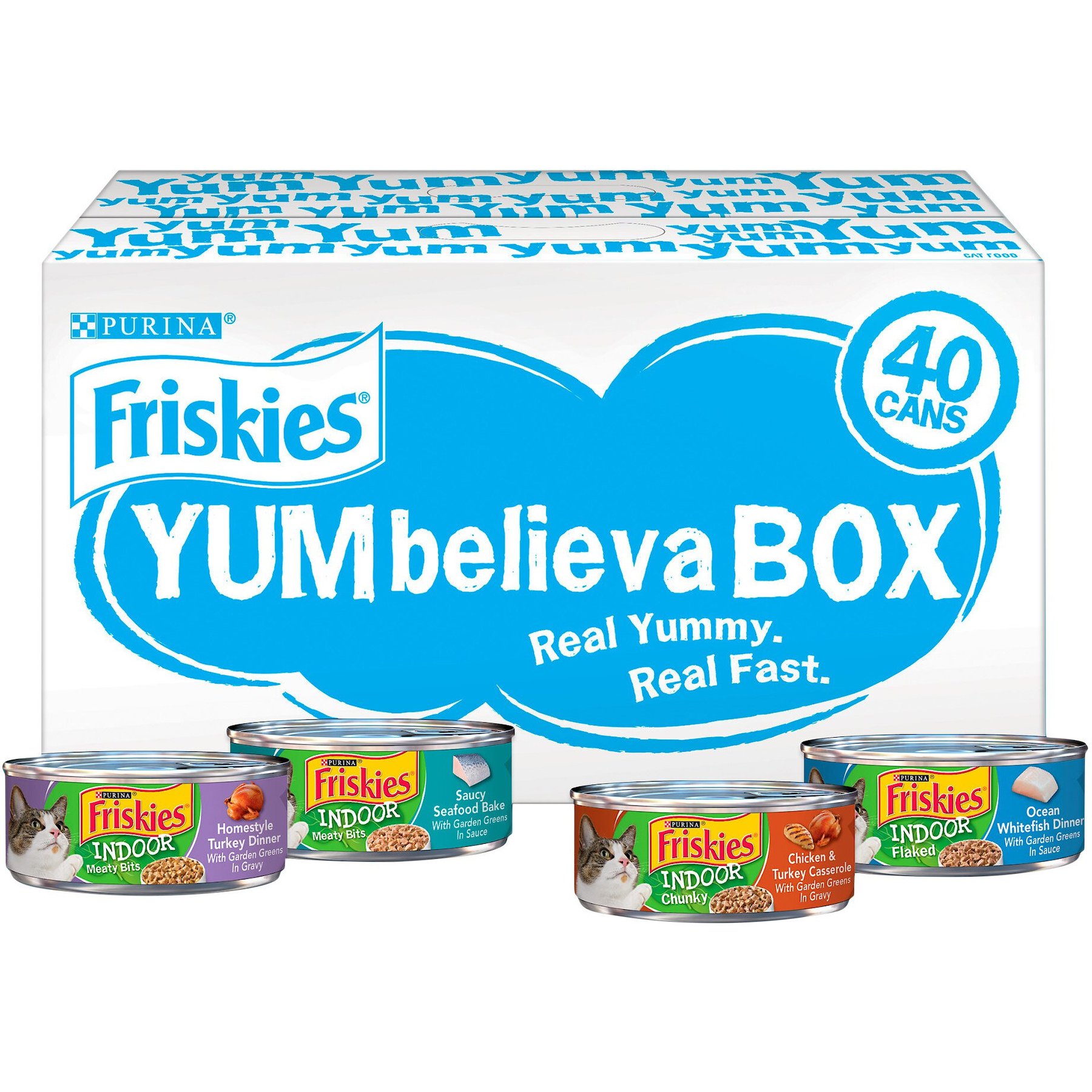 FRISKIES YUMbelievaBOX YUM stoppable Indoor Adventures Variety