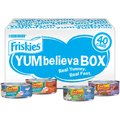 Friskies YUMbelievaBOX YUM-sational Treasures Variety Pack Canned Cat Food, 5.5-oz can, case of 40