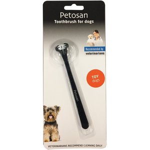 Petosan Double Headed X-Small Dog Toothbrush