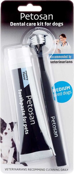Petosan Double Headed X-Small Dog Toothbrush