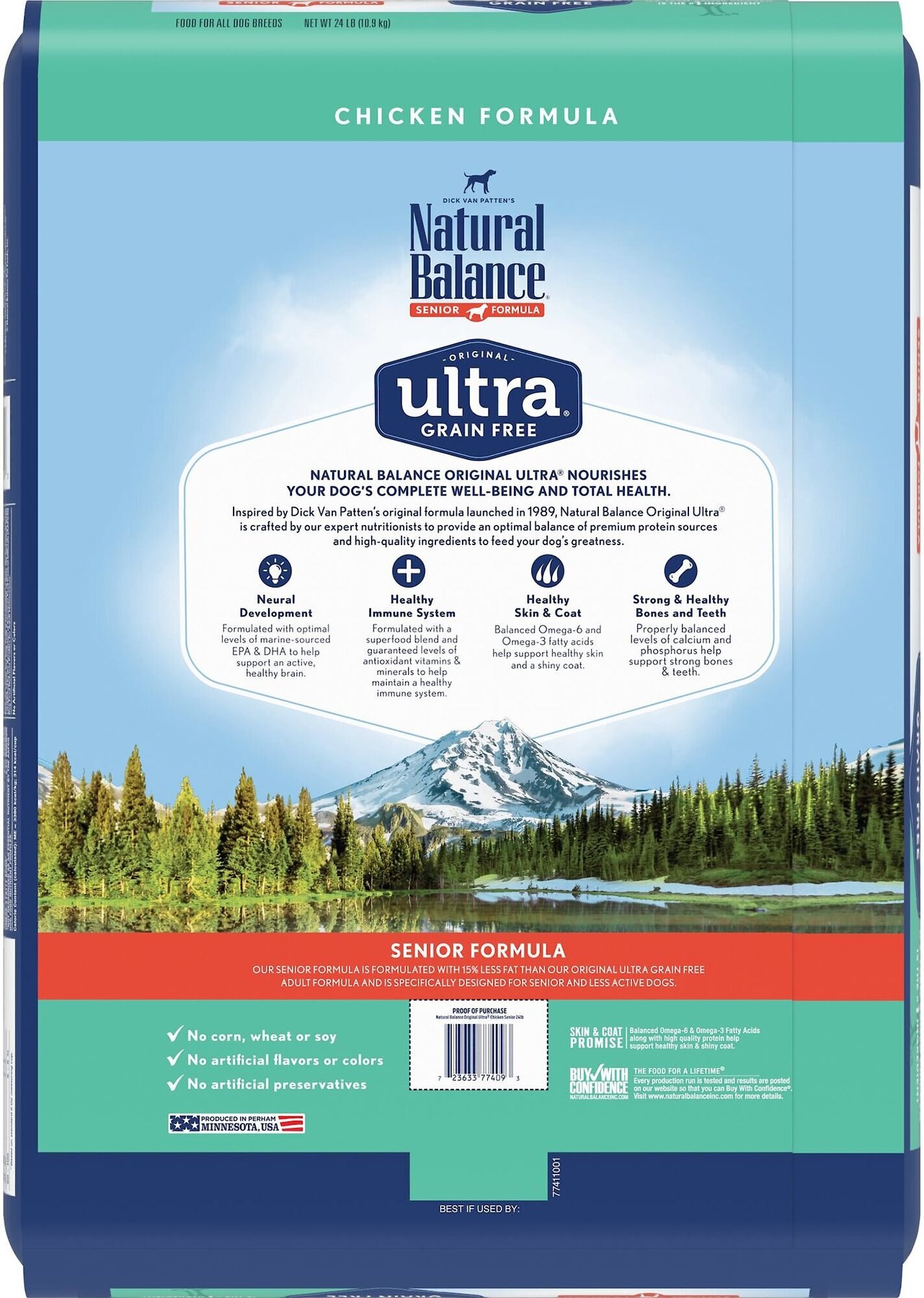 natural balance senior dog food