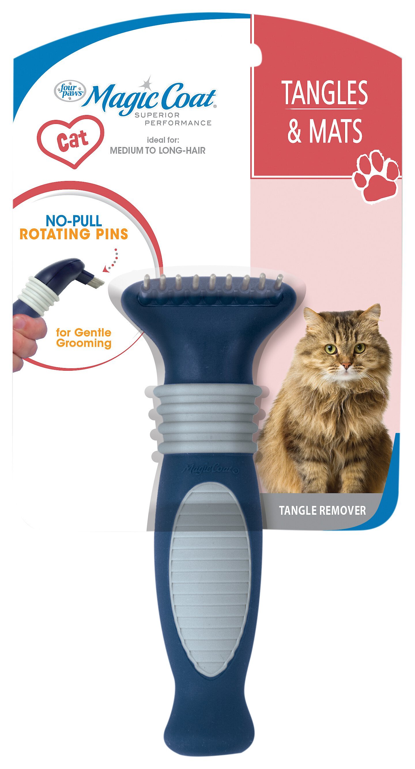Is this brush effective with mats on shorthaired cats?