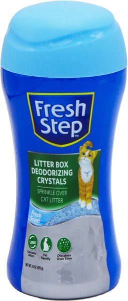 Fresh Step Fresh Scent Cat Litter Deodorizing Crystals, 15-oz bottle slide 1 of 2