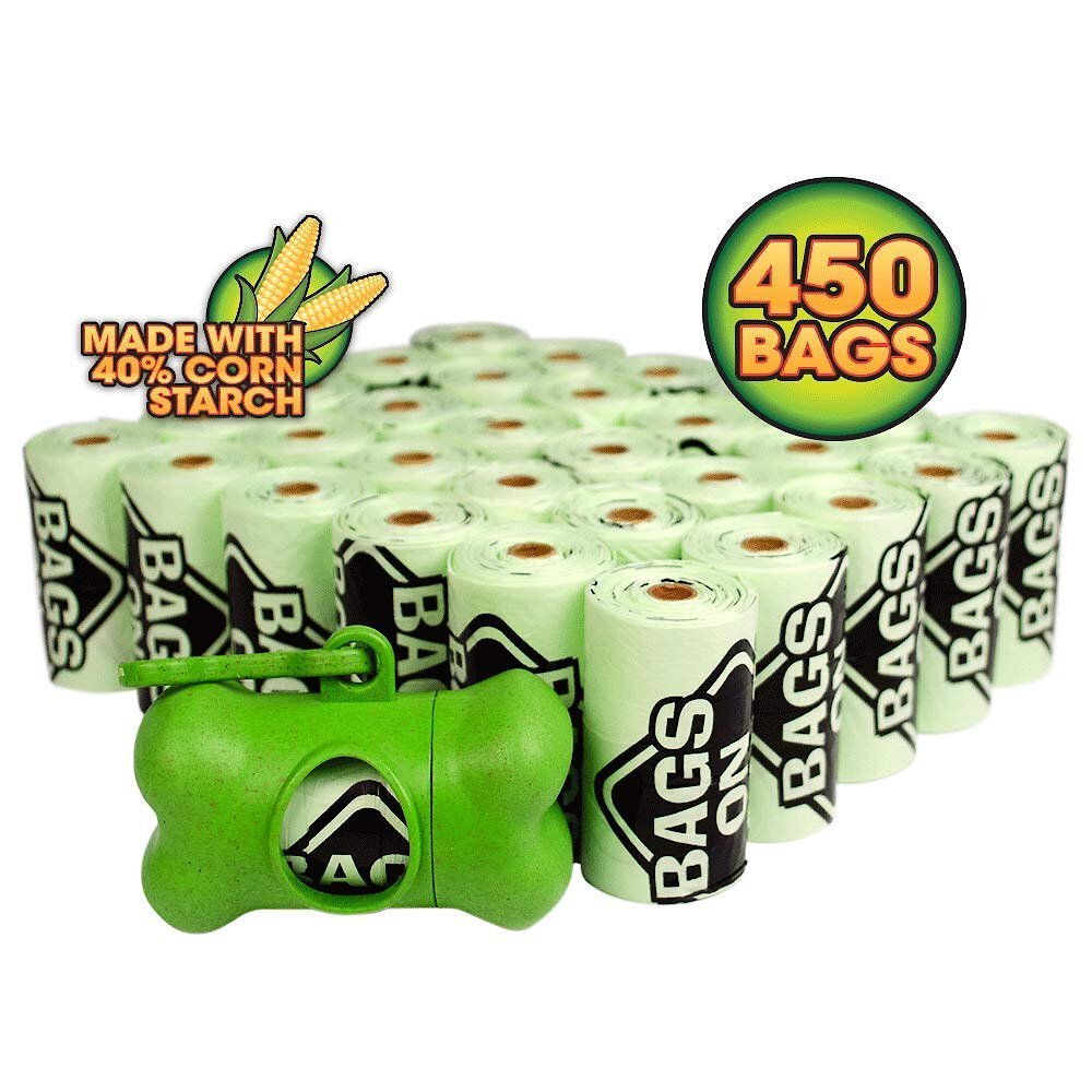 BAGS ON BOARD Corn Starch Sustainable Dog Poop Bags Customer Questions