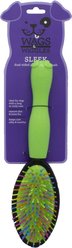 Wags & Wiggles Dual Sided Bristle & Straight Pin Brush for Long-Haired Dogs, Large