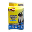 Glad for Pets Activated Carbon Ultra-Absorbent Dog Training Pads, 23 x 23-in, 40 count, Unscented