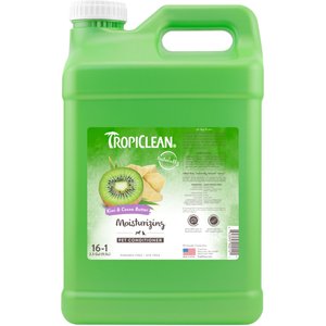 TropiClean Kiwi & Cocoa Butter Dog & Cat Conditioner, 2.5-gal bottle