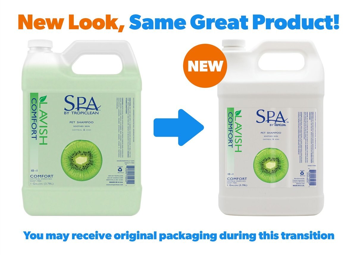 TROPICLEAN Spa Comfort Shampoo for Dogs & Cats, 1gal bottle