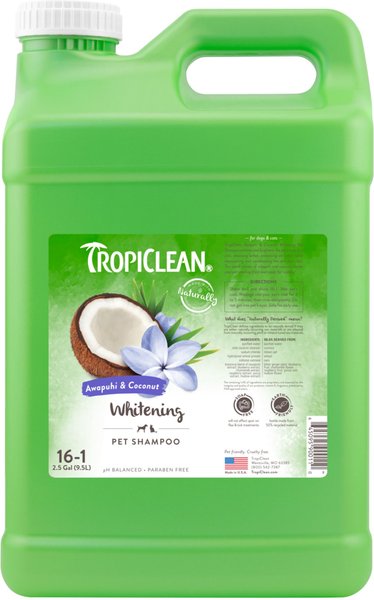 TropiClean Whitening Awapuhi & Coconut Shampoo, 2.5-gal bottle slide 1 of 9