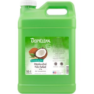 TropiClean Medicated Oatmeal & Tea Tree Dog Shampoo, 2.5-gal bottle