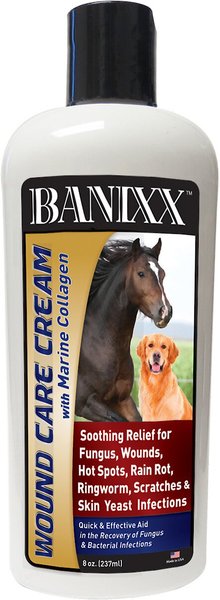 Banixx Wound Care Pet Cream with Marine Collagen for Dogs, Cats & Horses, 8-oz bottle slide 1 of 2