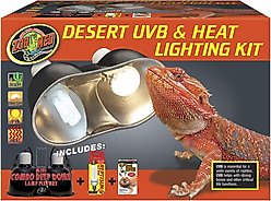 Zoo Med Desert UVB & Heat Reptile Lighting Kit