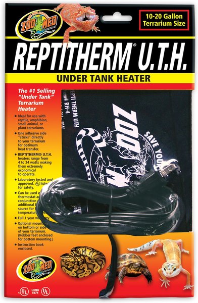 Zoo Med ReptiTherm Under Tank Heater, 10-20 gal Terrarium slide 1 of 3